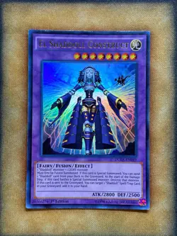 Yugioh El Shaddoll Construct DUEA-EN049 Ultra Rare 1st Ed LP - Image 1