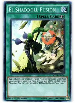 Yugioh! LP El Shaddoll Fusion - MP15-EN174 - Super Rare - 1st Edition Lightly Pl - Image 1