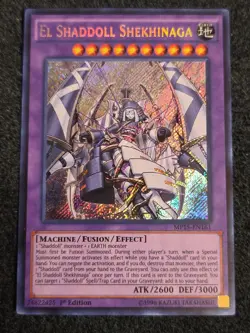 Yugioh! EL Shaddoll Shekhinaga 1st Edition Secret Rare MP15-EN161 NM - Image 1