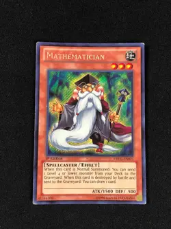 YUGIOH MATHEMATICIAN DRLG-EN023 1ST SECRET PLAY/EDGEWARE - Image 1