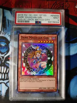Yu-gi-oh - Dark Magician Girl - DPBC-EN009 1st Edition - Super Rare PSA 9 - Image 1