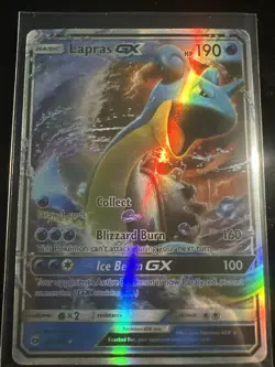 Lapras GX 35/149 Sun&Moon Full Art Ultra Rare Pokemon Card - Image 1