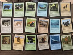 Life TCG Mammals complete uncommon and common cards #26-100 - Image 3