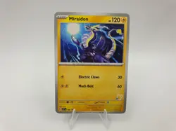 MIRAIDON 148 PROMO RARE SCARLET AND VIOLET PIKACHU STAMP POKEMON TCG CARD - Image 2