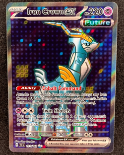 Iron Crown ex 191/162 Sv05 - Pokemon Card TCG - Temporal Forces Holo - NM - Image 1
