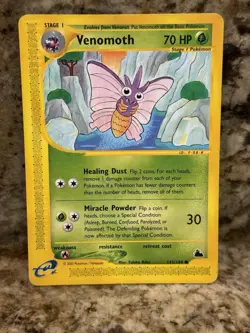 Pokemon Card - Venomoth Skyridge 111/144 Common Non Holo - Image 1