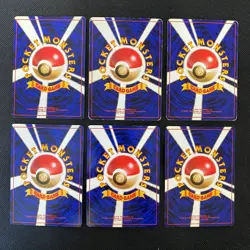 Jungle 1997 Normal Card Set of 6 Japanese Pokemon Card Old Back S007268 - Image 2