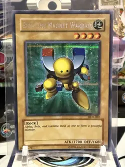 Yu-Gi-Oh! Beta the Magnet Warrior DOR-002 Parallel Secret Rare Card PJ 12Z - Image 1