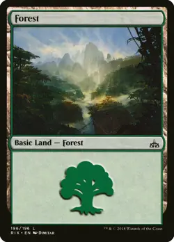 Forest Rivals of Ixalan NM Basic Land MAGIC THE GATHERING MTG CARD ABUGames - Image 1