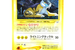 Pokemon TCG Raikou Holo #243 Neo Revelation 2001 Japanese Vintage Pokemon Card - Image 5