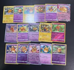 16 Pokemon Dedenne Ex Card Lot - Full Art Holo Rare Promo Cards Collection Shiny - Image 1