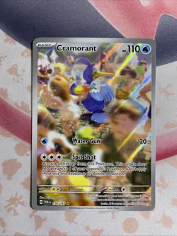 Cramorant Illustration Rare Holo Card 176/167 Sv06 Twilight Masquerade - Image 1