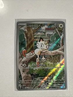 Meowth 106/094 Phantasmal Flames English Pokemon Card TCG Mint Condition 🔥💎 - Image 1
