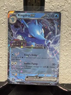 Pokemon TCG Shrouded Fable Kingdra Card 012/064 EX - STAMPED PROMO - Image 1