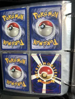 Vintage Pokemon Card Binder Collection Lot of Original Base Set WOTC NM-HP - Image 2