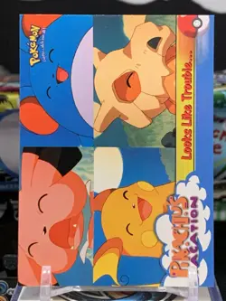 Looks Like Trouble 44 Pikachus Vacation Pokemon Card Series 1 TV Animation LC 8T - Image 1