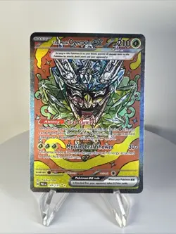 Pokemon TCG Teal Mask Ogerpon EX Prismatic Evolutions Card 145/131 Sir - Image 1