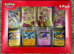 NEW Pokemon TCG: Scarlet & Violet 151 4 Mini Tins + 4 Promo Cards Box SEALED - Image 1