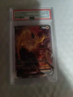 Pokemon TCG Jolteon v SWSH183 Black Star Promo Holo Full Art 2021 Card PSA 8 - Image 1