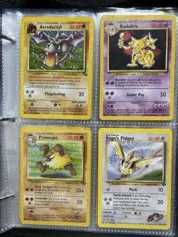 Vintage Pokemon Card Binder Collection Lot Base Set WOTC NM- HP - Image 1