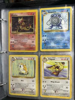 Vintage Pokemon Card Binder Collection Lot Base Set WOTC NM- HP - Image 3