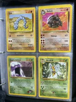 Vintage Pokemon Card Binder Collection Lot Base Set WOTC NM- HP - Image 5