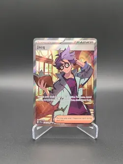 Pokemon Jacq 236/198 Full Art Trainer Scarlet & Violet Pokemon TCG Card NM 2023 - Image 1
