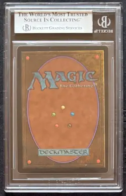 Animate Dead MTG 4th Edition ALTERNATE BGS NM+ 7.5 uncommon MISCUT--very rare! - Image 2