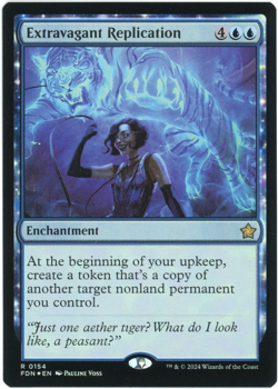 Extravagant Replication (Foil) - 0154 - Foundations MTG NM/M - Image 1