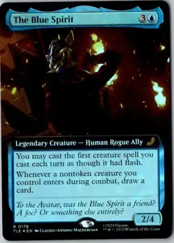 MTG, The Blue Spirit (Extended Art) NM Foil Avatar The Last Airbender - Image 1