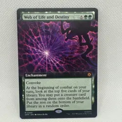 MTG - Web of Life and Destiny (Extended Art) Marvel's Spider-Man Regular NM - Image 1