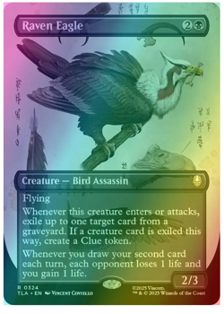 Raven Eagle - Foil - Showcase Avatar MTG - Image 1