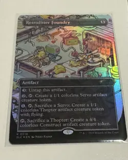 Retrofitter Foundry FOIL # 18 MTG SLD Secret Lair Countdown Kit 2025 NM - Image 1