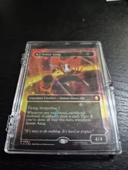 Avatar: The Last Airbender Variants Foil: Avatar Aang (0363 - Borderless Raised - Image 1