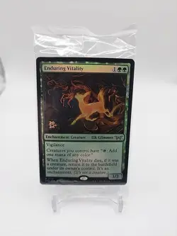 Enduring Vitality Prerelease Promo - Duskmourn House of Horror - Rare NM - Image 1