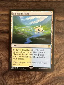 Flooded Strand - Khans of Tarkir - LP - MTG - Image 1