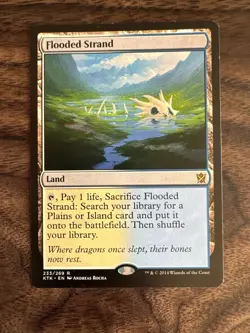 Flooded Strand - Khans of Tarkir - LP - MTG - Image 1