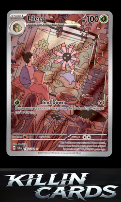Lileep - 145/142 145/142 Pokemon Illustration Rare SV07: Stellar Crown Card NM - Image 1