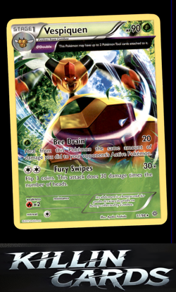 Vespiquen (11) 11/98 Pokemon Rare XY - Ancient Origins Card LP - Image 1
