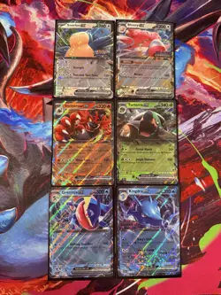 LOT OF 6 - Pokemon Walmart Exclusive Promos Snorlax ex, Greninja ex, and Others - Image 1
