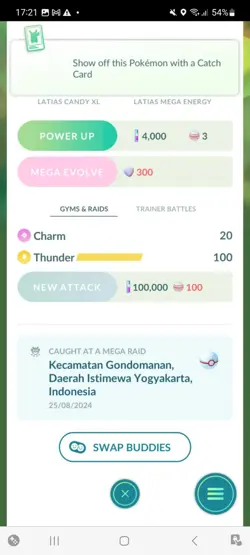 Pokemon Go Shiny Legendary Latias - Image 2