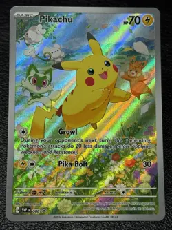 Pikachu SVP 088 Illustration Rare - Pokemon TCG: Scarlet & Violet Promos - NM - Image 1