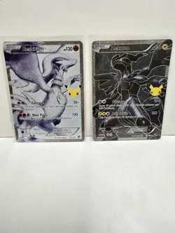 Pokemon TCG Celebrations 25th Anniversary Reshiram And Zekrom Full Art M/NM - Image 1