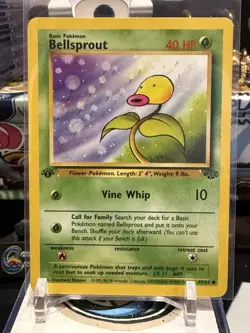 Bellsprout 49/64 1st Edition Regular Non Holo WoTC Pokemon Jungle Set JW 12P - Image 1