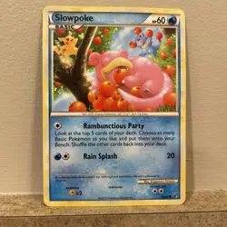Slowpoke 66/90 - Pokemon Undaunted - Regular - 2010 feat. Pikachu & Totodile - Image 1