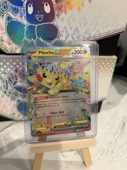 Pikachu EX 057/191 Double Rare Pokemon Surging Sparks - Image 1