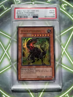 Yu-Gi-Oh! Black Tyranno Invasion of Chaos 2004 IOC-075 PSA 9 - Image 1