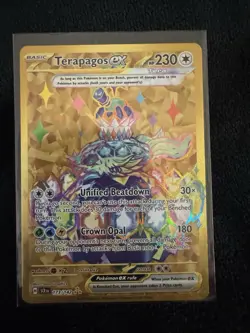 Pokemon TCG Terapagos EX Stellar Crown Holo Card 170/142 - Image 1