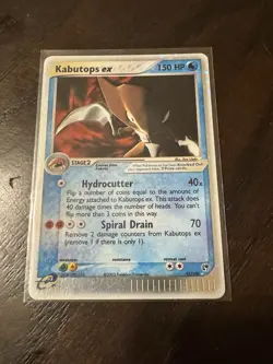 Pokemon TCG Vintage Kabutops EX Sandstorm Holo Rare Card 97/100 - Image 1