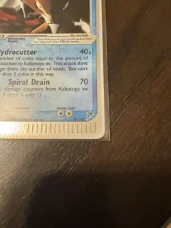 Pokemon TCG Vintage Kabutops EX Sandstorm Holo Rare Card 97/100 - Image 2